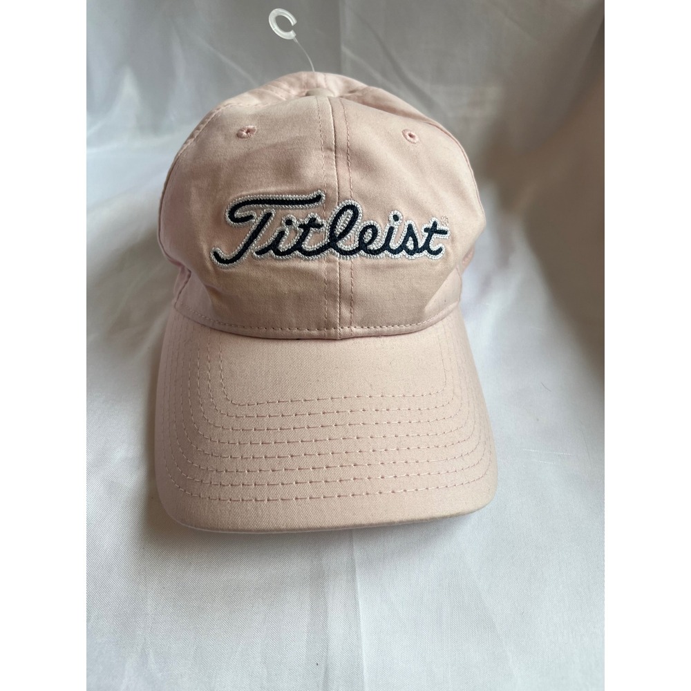 Titleist Pink Golf Hat Pink Ribbon on Side Adjustable NWT